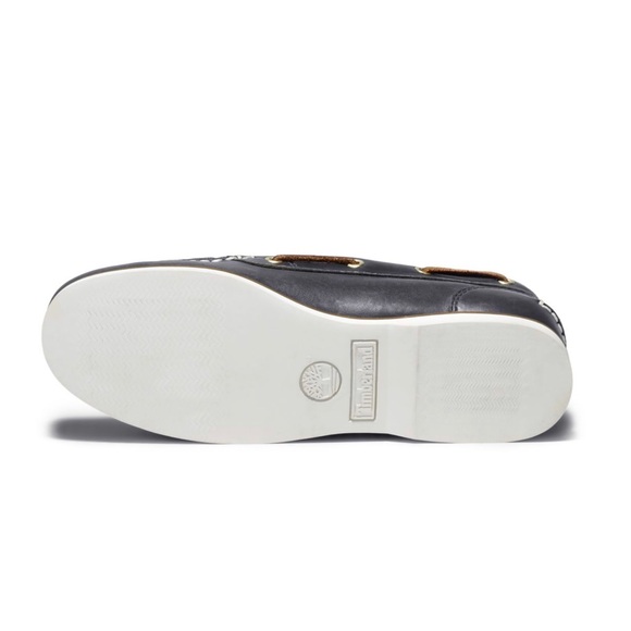 TIMBERLAND WOMEN'S CLASSIC 2-EYE LEATHER BOAT SHOES - Picture 3 of 8